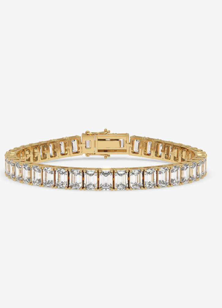 Glint Cascade Bracelet in Yellow Gold