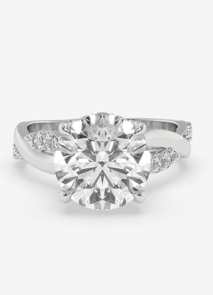 Kaelisse Ring in White Gold