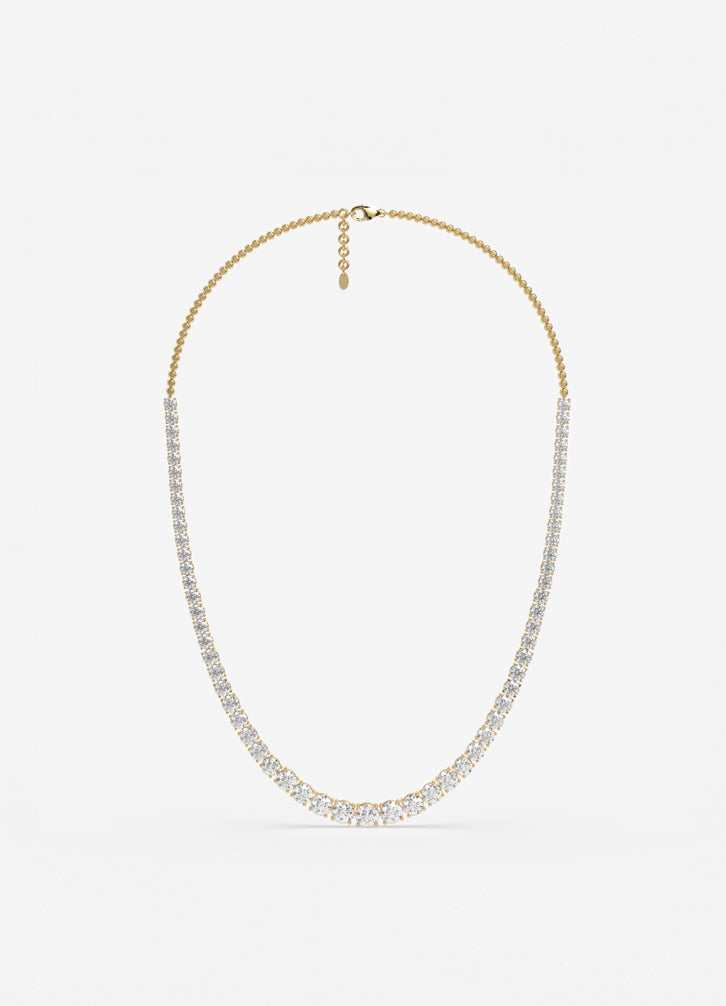 Celestia Radiance Necklace in Yellow Gold