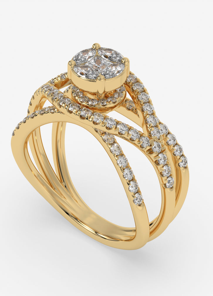 Veylora Ring In Yellow Gold
