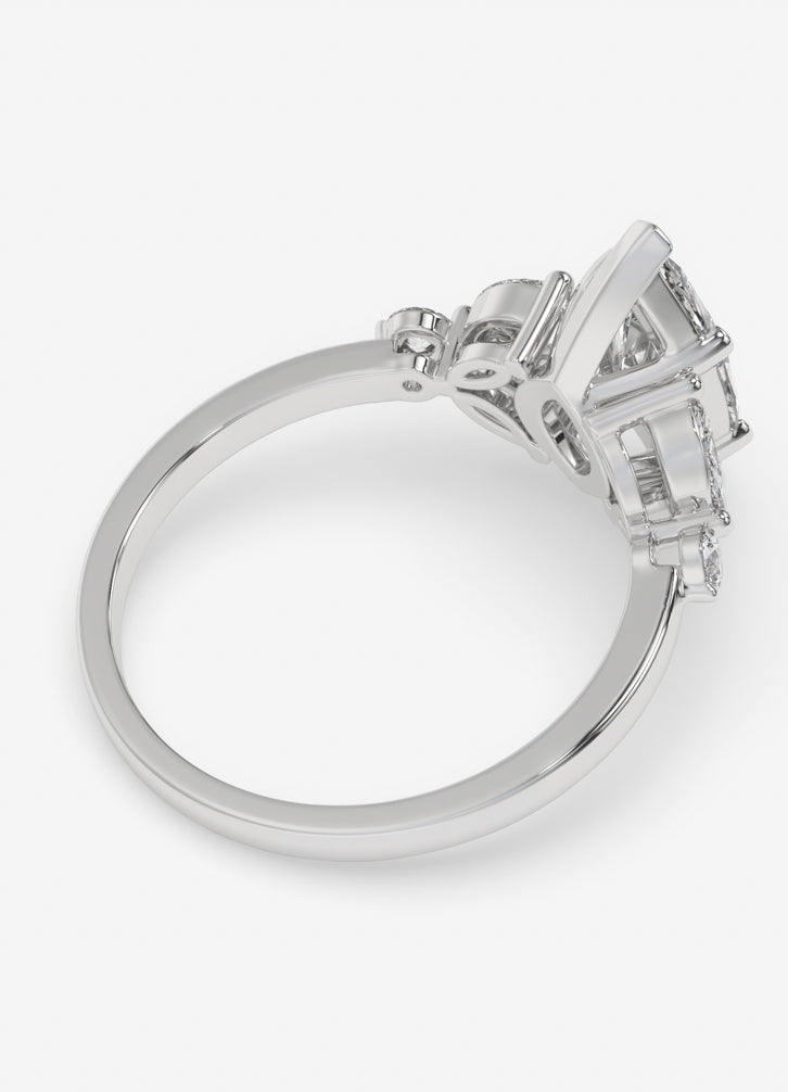 Virelia Ring In White Gold
