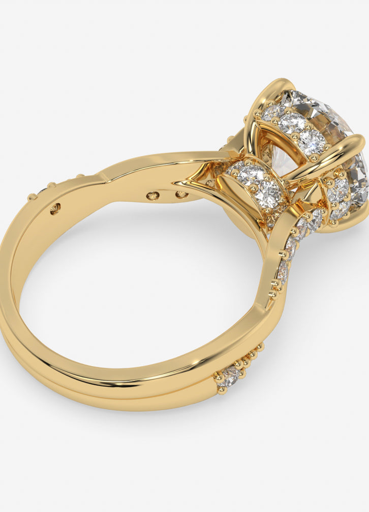 Kaelisse Ring in Yellow Gold