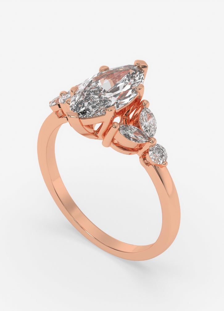 Virelia Ring In Rose Gold