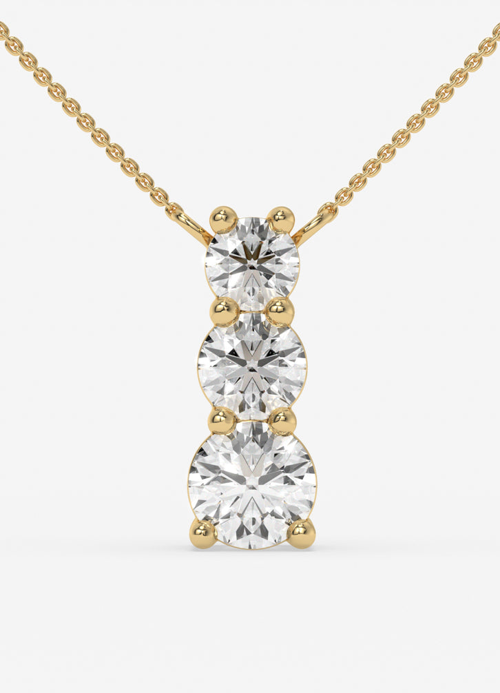 Trivelle Pendant in Yellow Gold