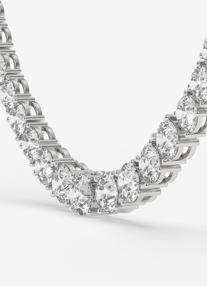 Celestia Radiance Necklace in White Gold