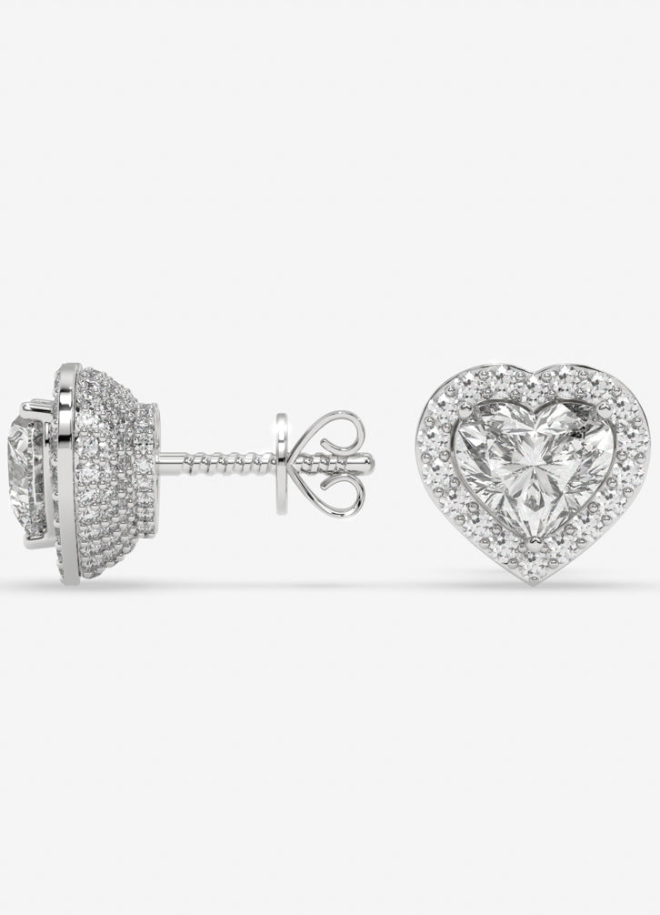 Solmira Studs in White Gold