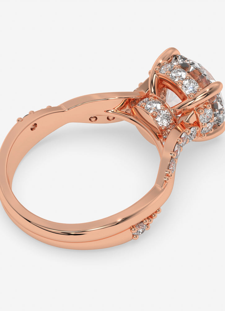 Kaelisse Ring in Rose Gold