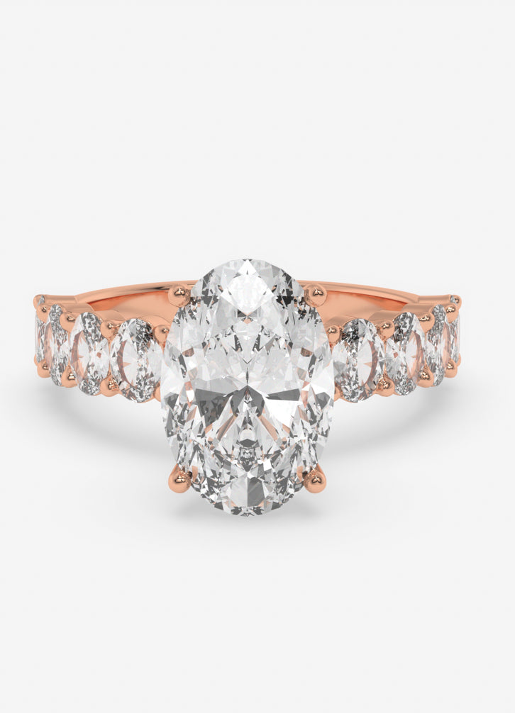 Elyndra Ring in Rose Gold