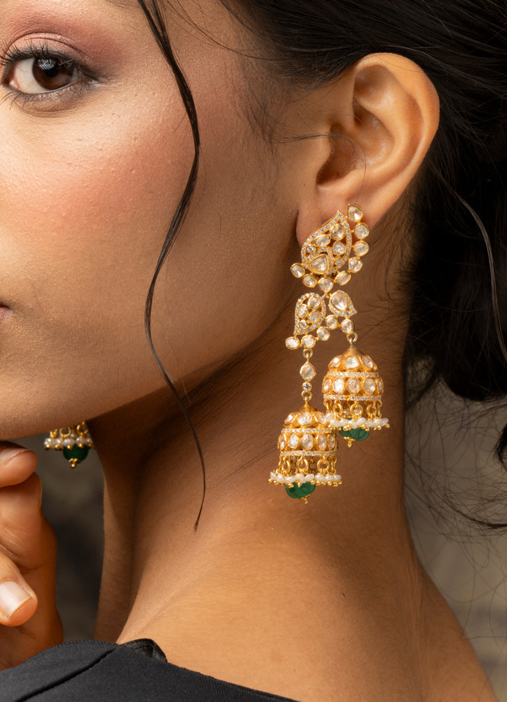 Do Mukhi jhumka