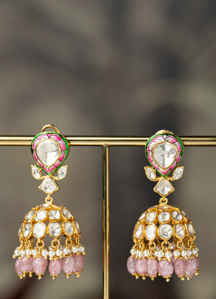 Gulaab polki necklace